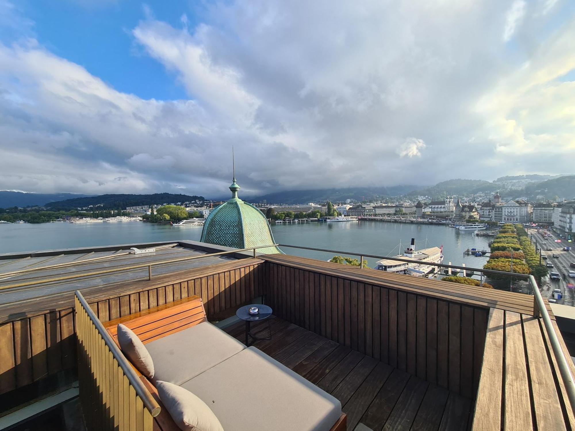 Lucerne Lake View Apartments Luaran gambar