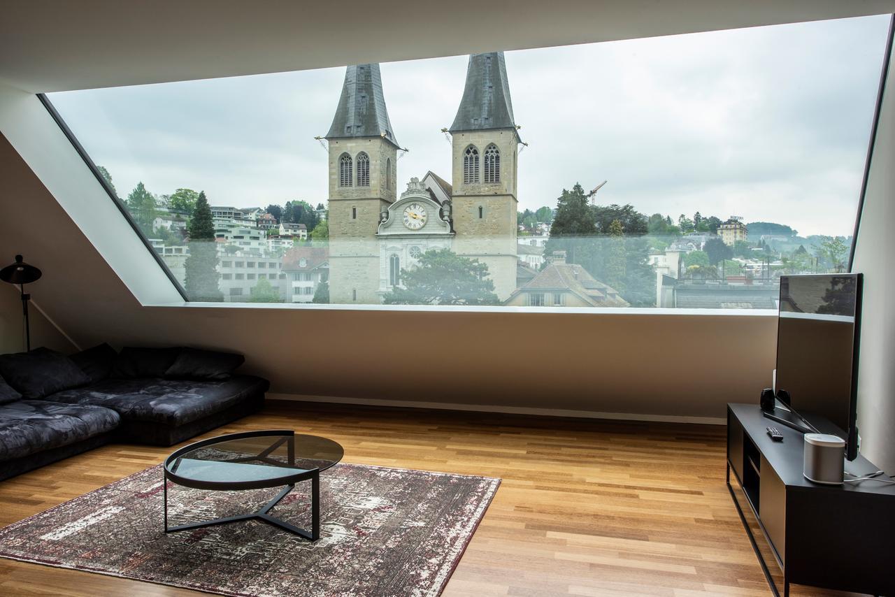 Lucerne Lake View Apartments Luaran gambar