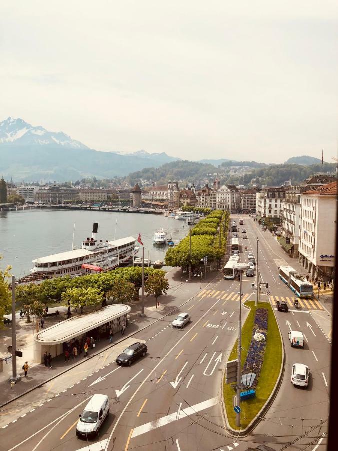 Lucerne Lake View Apartments Luaran gambar