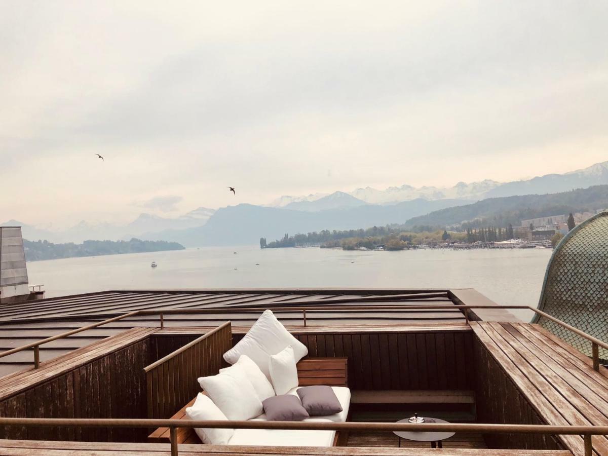 Lucerne Lake View Apartments Luaran gambar